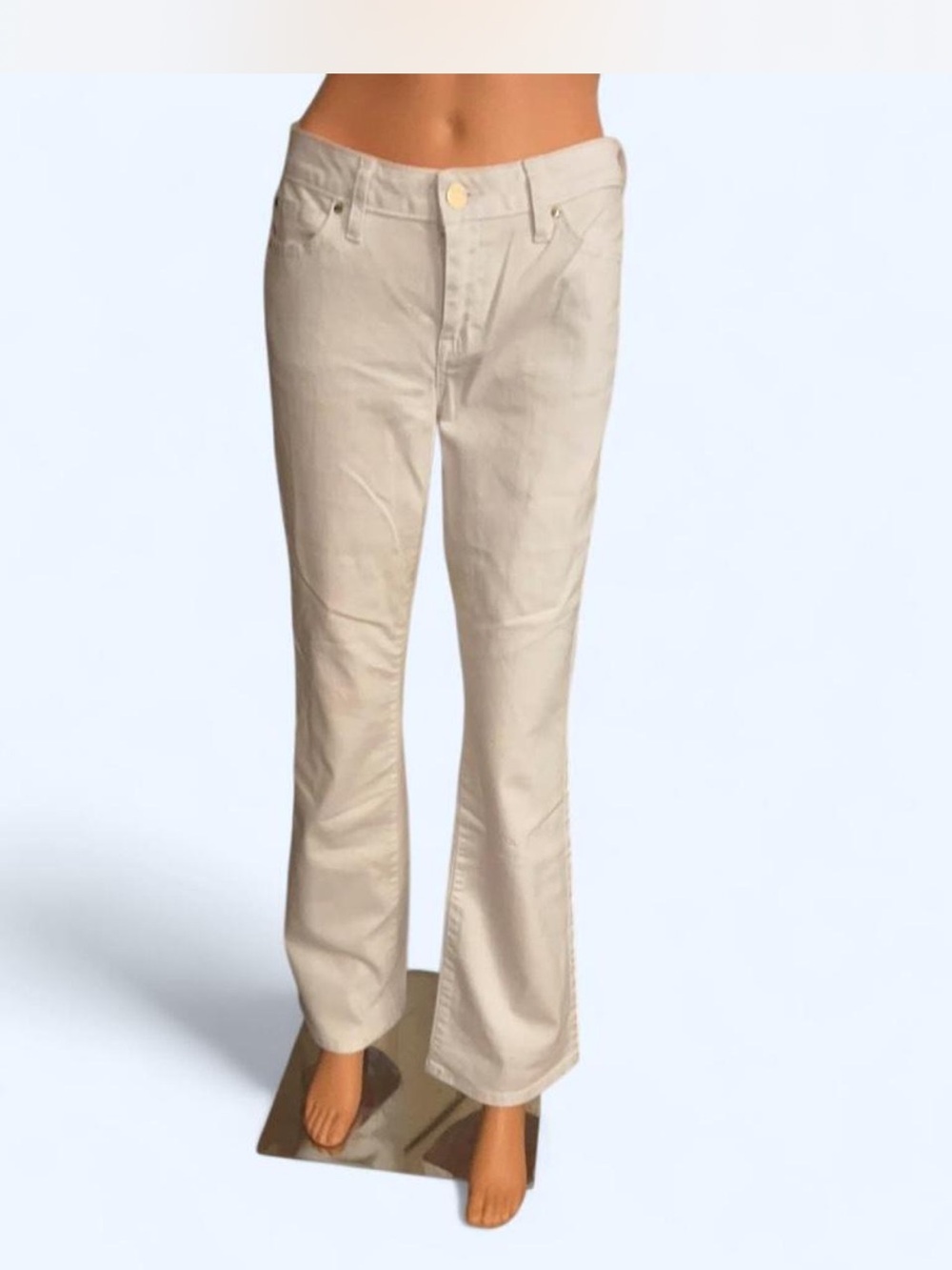 Jennifer Lopez White Bootcut Jeans